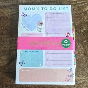 Clementine Notepad Set Pen Mom Boss Tasks & To Do's Best Ever Daily Goals